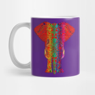 Rainbow Ganesha Red Mug